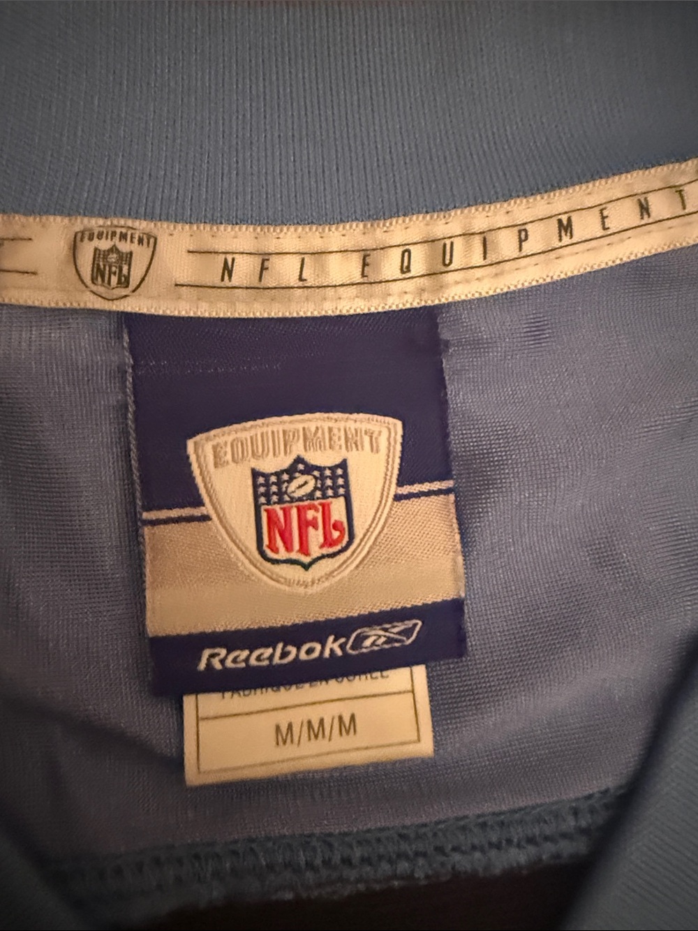 Reebok NFL Navy and Light Blue Tennessee Titans Football Jersey #10 Young Size M - Picture 5 of 11